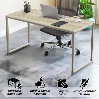 SHW Mission 32-Inch Home Office Computer Desk, Black