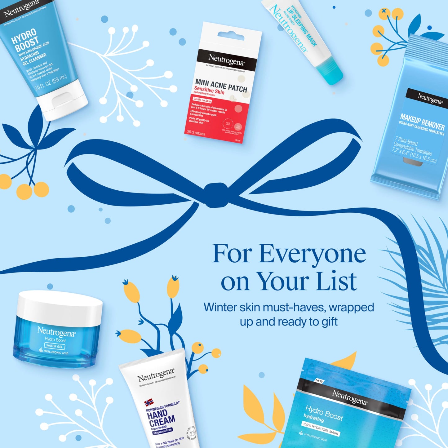 Neutrogena Makeup Remover Wipes for Face Daily Fragrance Free Gently Removes Oil Dirt and Waterproof Makeup in a Simple Fully Plant-Based Cloth, 2 pack of 25 ct