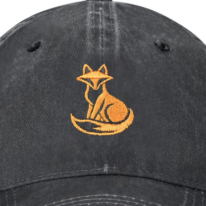 Embroidered Baseball Cap Adjustable Vintage Washed Distressed Denim Baseball Hat for Women Men
