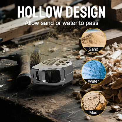 STEELITE Tape Measure 25'FT Stainless Steel Waterproof & Rustproof Retractable Measuring Tape with Hollow Design Carbon Fiber