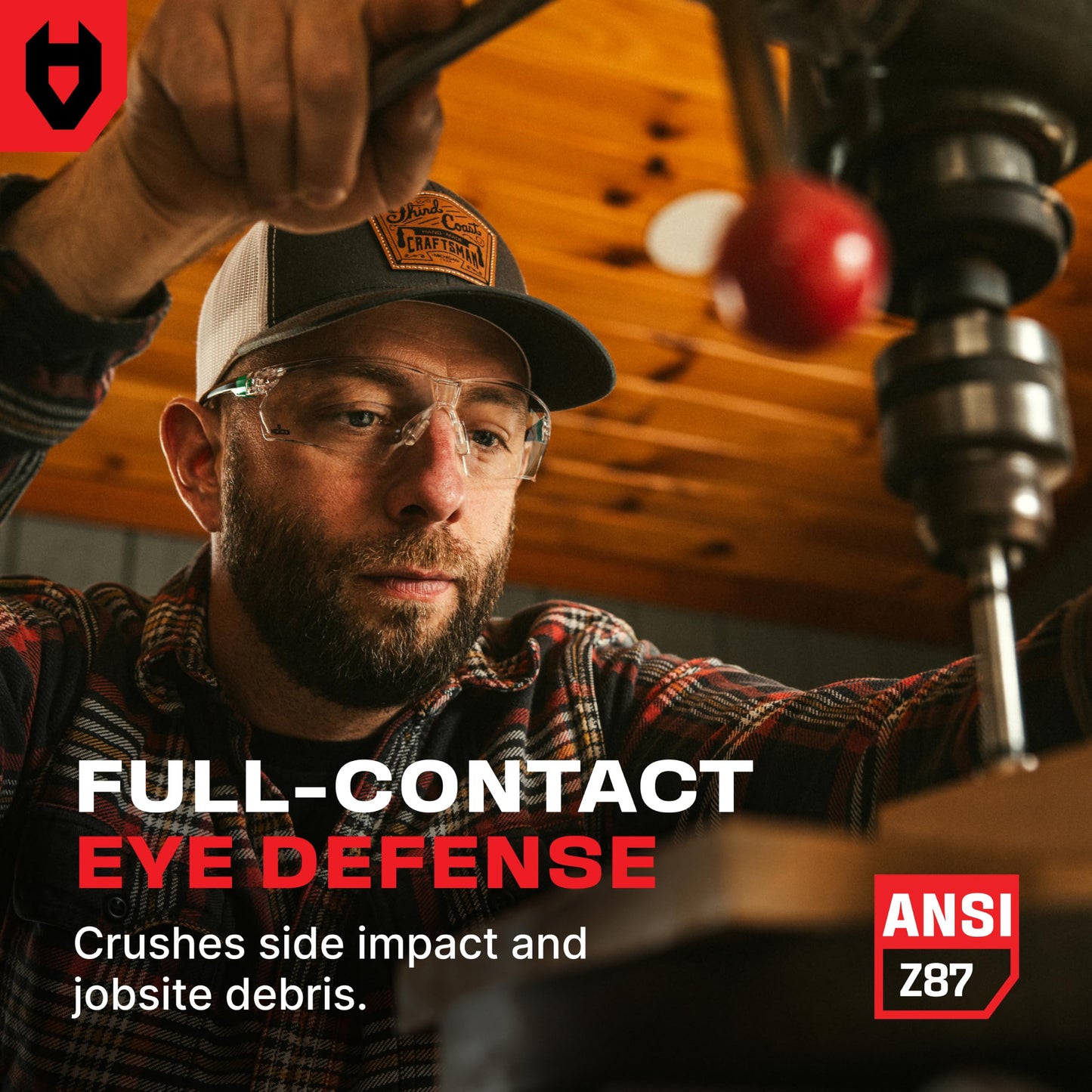 NoCry Clear Safety Glasses for Men and Women with Anti-Fog and Scratch Resistant Wrap Around Lenses, Adjustable Temples and Nose Pads — ANSI Z87 Certified Protective Eyewear with 100% UV Shielding