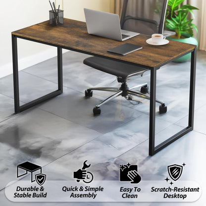 SHW Mission 32-Inch Home Office Computer Desk, Black