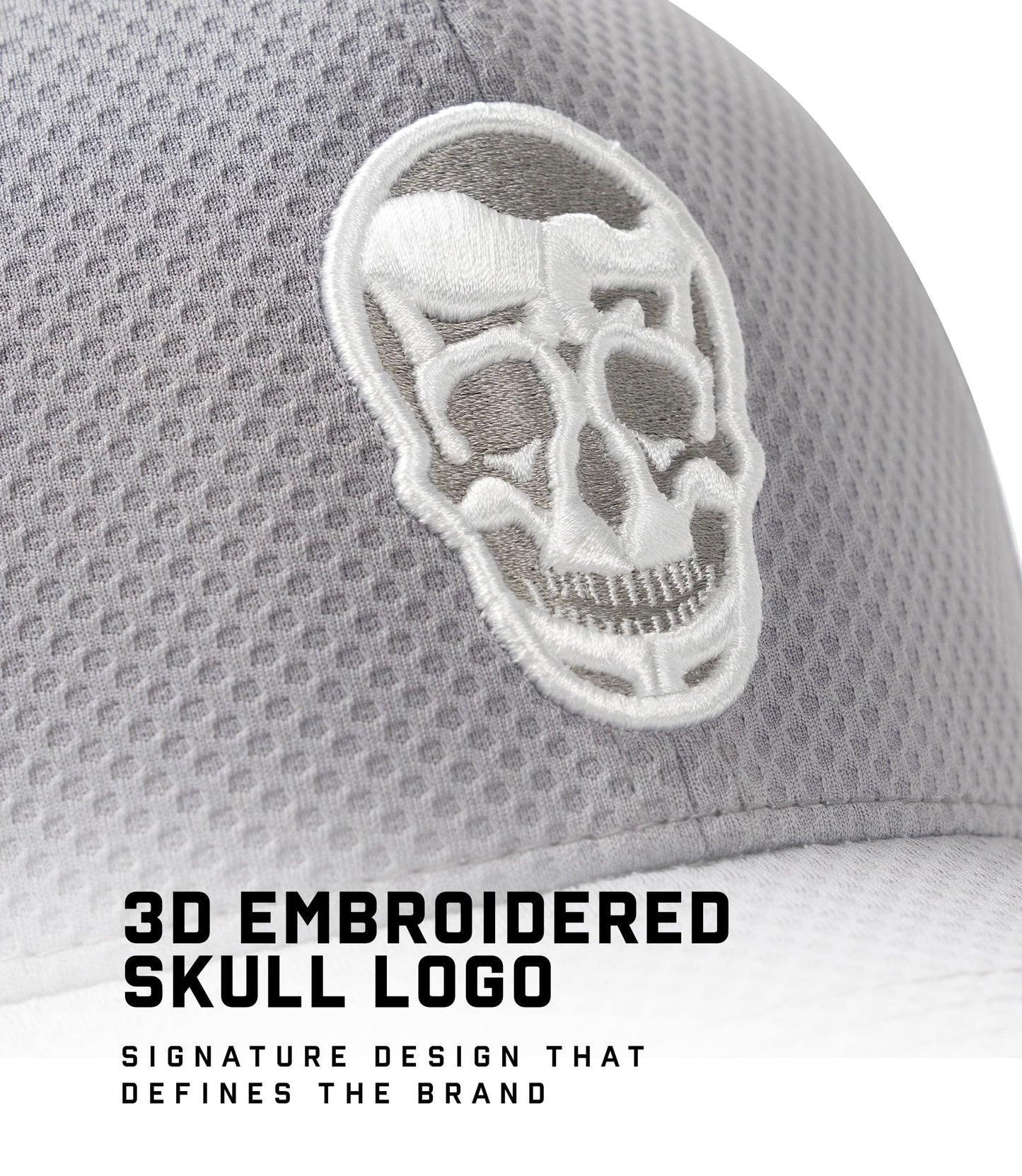 Gymreapers Baseball Hats and Caps for Men| Fitted Hats for Running, Workout, Gym & Outdoor Sports| Moisture Wicking Adapt Cap
