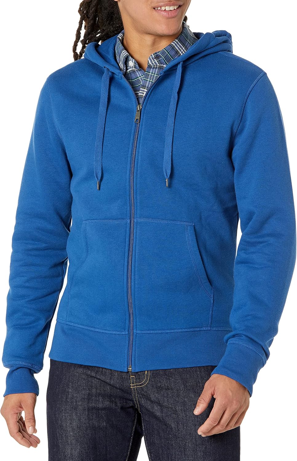 Amazon Essentials Men's Full-Zip Fleece Hoodie Sweatshirt (Available in Big & Tall)