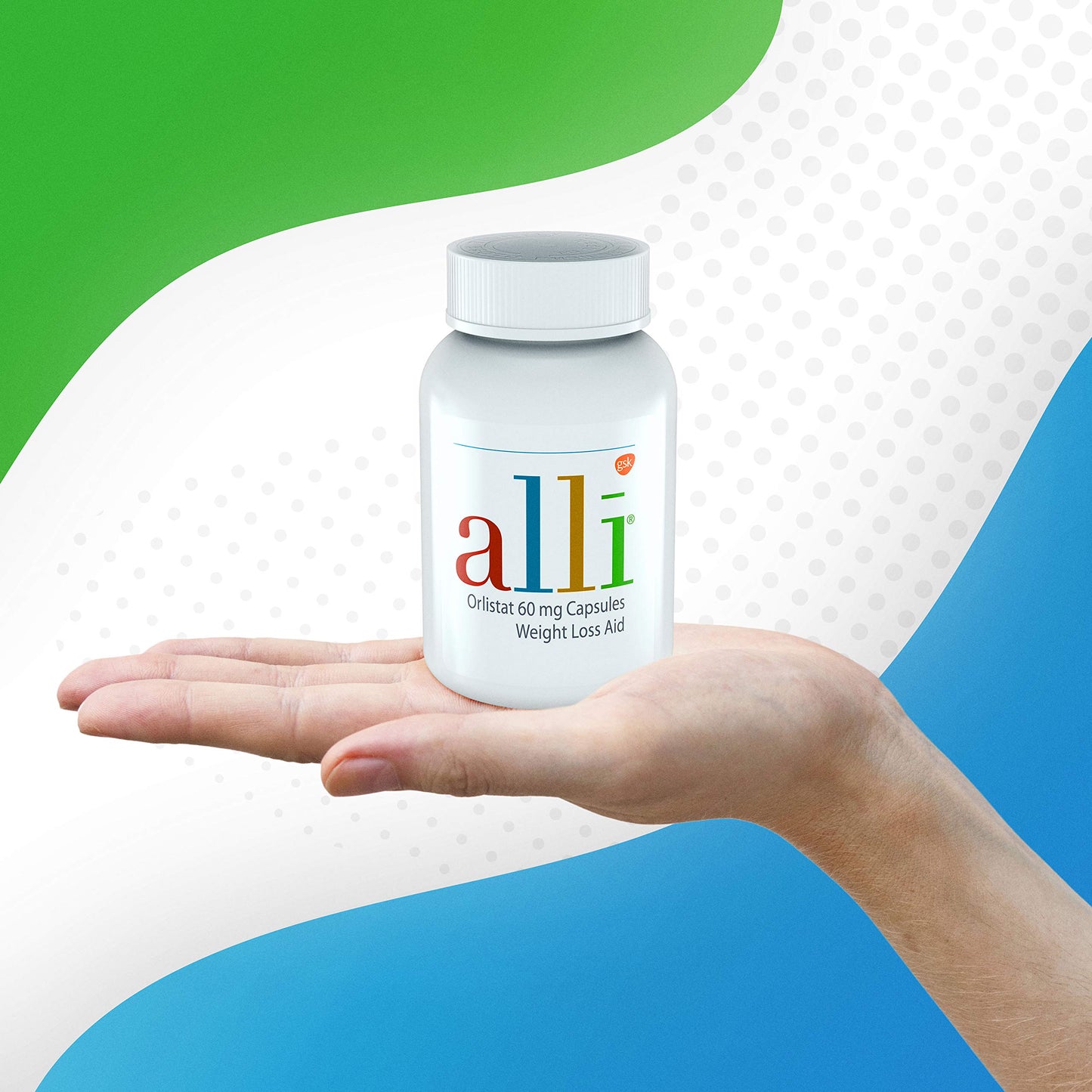 alli Diet Weight Loss Supplement Pills, Orlistat 60mg Capsules Starter Pack, Non prescription weight loss aid, 60 count(Pack of 1) | FDA Approved Non Prescription Weight Loss Aid for Women and Men, 18 Years and Older, Diet Pills