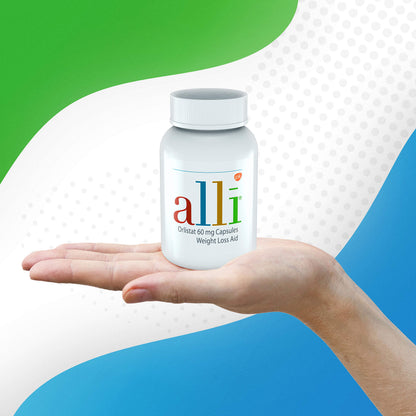 alli Diet Weight Loss Supplement Pills, Orlistat 60mg Capsules Starter Pack, Non prescription weight loss aid, 60 count(Pack of 1) | FDA Approved Non Prescription Weight Loss Aid for Women and Men, 18 Years and Older, Diet Pills