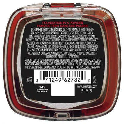 L'Oreal Paris Makeup Infallible Fresh Wear Foundation in a Powder, Up to 24H Wear, Waterproof, Vanilla, 0.31 oz. (Packaging May Vary)