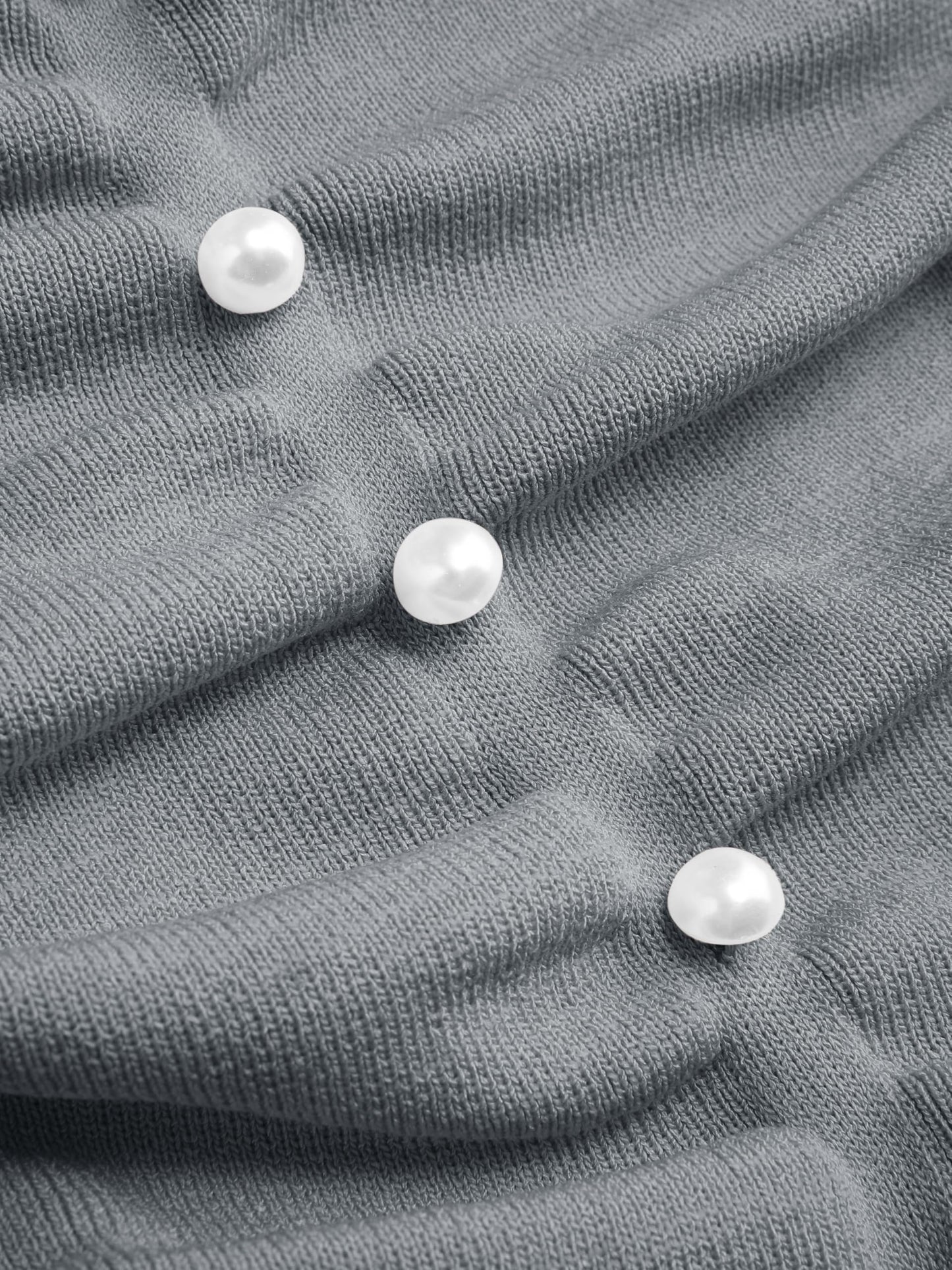 CIDER Faux Pearl Tube Tops for Women Crop Knit Split Hem Ruched Going Out Tops Cute Summer Outfits Y2K