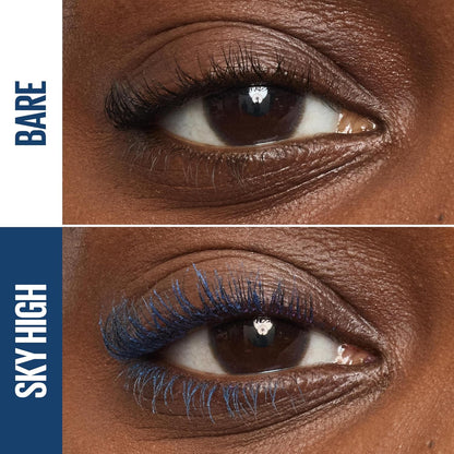 Maybelline Lash Sensational Sky High Washable Mascara Makeup, Volumizing, Lengthening, Defining, Curling, Multiplying, Buildable Formula, Blackest Black, 1 Count