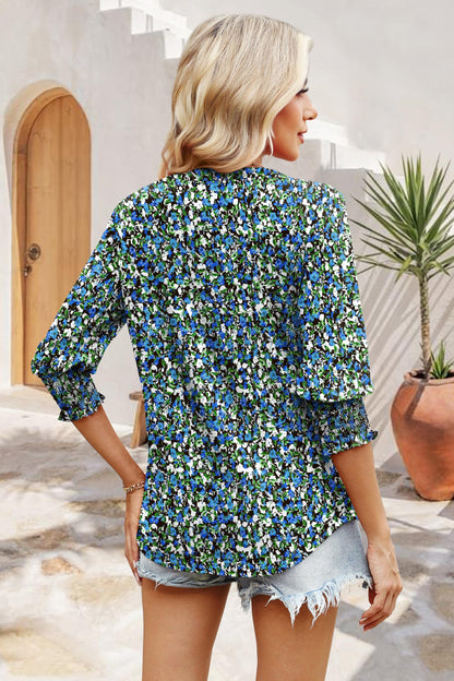 WIHOLL 3/4 Length Sleeve Womens Tops Summer Shirts Spring Vacation Outfits Dressy Casual Trendy Fall S-3XL