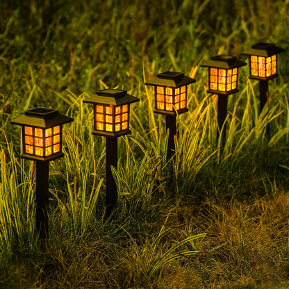 GIGALUMI Solar Outdoor Lights,12 Pack LED Solar Lights Outdoor Waterproof, Solar Walkway Lights Maintain 10 Hours of Lighting for Your Garden, Landscape, Path, Yard, Patio, Driveway