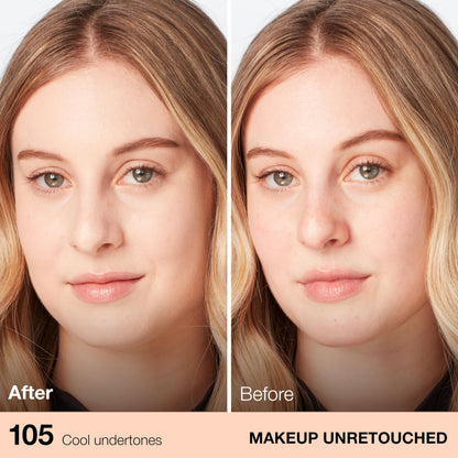 Maybelline Fit Me Dewy + Smooth Liquid Foundation Makeup, Classic Ivory, 1 Count (Packaging May Vary)