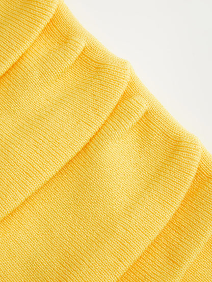 CIDER Faux Pearl Tube Tops for Women Crop Knit Split Hem Ruched Going Out Tops Cute Summer Outfits Y2K