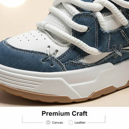 Men's and Women's Chunky Platform Sneakers, Y2K Aesthetic Unisex Dad Shoes, 2 inch Height Increasing Walking Shoes, Lightweight Breathable Athletic Fashion Trainers for Couples