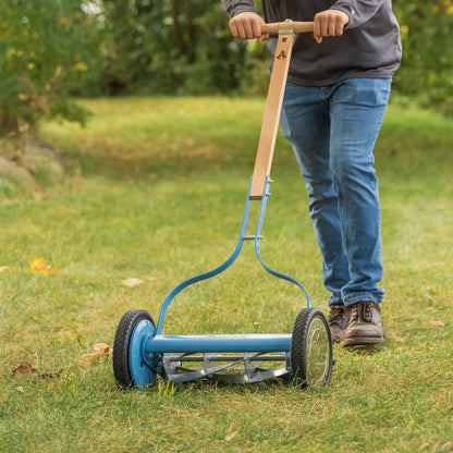 American Lawn Mower 1204-14 14-Inch 4-Blade Push Reel Lawn Mower, Red