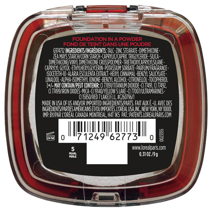 L'Oreal Paris Makeup Infallible Fresh Wear Foundation in a Powder, Up to 24H Wear, Waterproof, Vanilla, 0.31 oz. (Packaging May Vary)