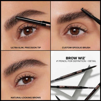 Anastasia Beverly Hills Brow Wiz - Ultra-Slim Retractable Eyebrow Pencil for Hair-Like Strokes, Natural Precision Definition, Longwear Waterproof Smudge-Proof for Filling & Shaping Brows