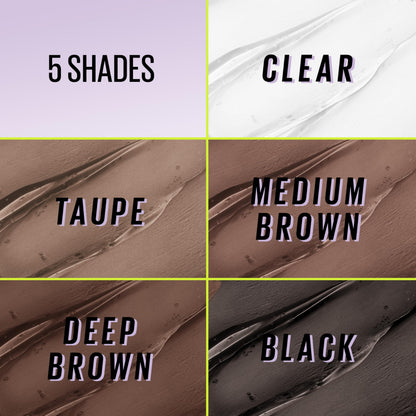Maybelline Super Lock Brow Glue Eyebrow Gel, Lightweight Brow Gel For Up To 24HR Hold, Clear, 1 Count