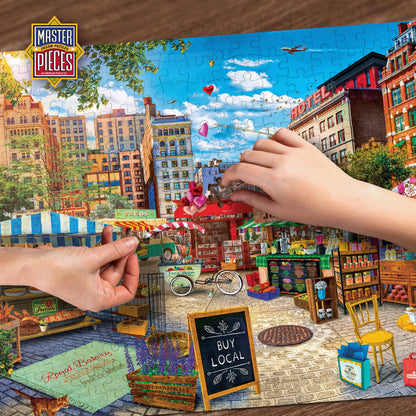 MasterPieces 5000 Piece Jigsaw Puzzle for Adults, Family, Or Kids - Buy Local Honey - Manufacturer Defect - 40"x60"
