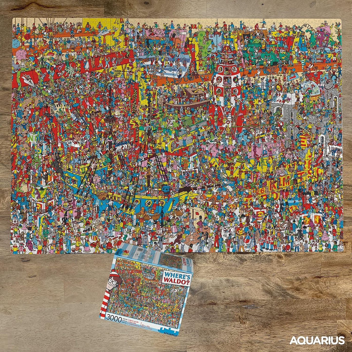 Aquarius Where’s Waldo 3000-Piece Jigsaw Puzzle