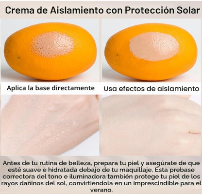 crema aislante de protección solar
