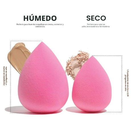esponjas de maquillaje sin látex