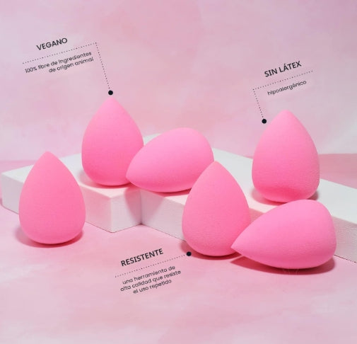 esponjas de maquillaje sin látex