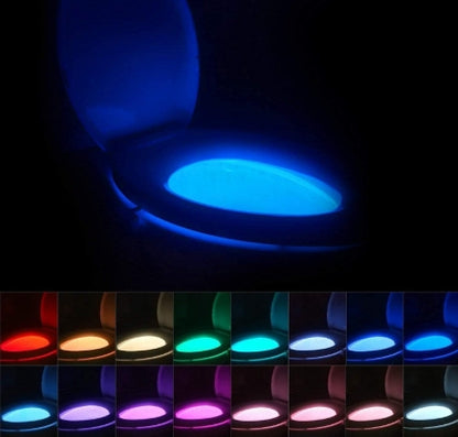 Luz nocturna para inodoro con sensor de movimiento