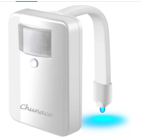 Luz nocturna para inodoro con sensor de movimiento