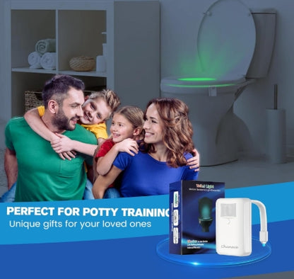 Luz nocturna para inodoro con sensor de movimiento