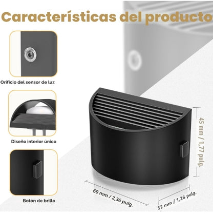 Luz nocturna LED que se enchufa a la pared