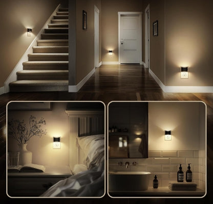 Luz nocturna LED que se enchufa a la pared