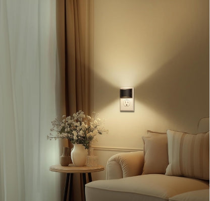 Luz nocturna LED que se enchufa a la pared