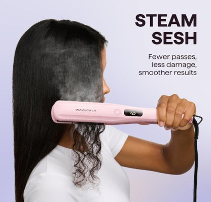 Plancha de pelo a vapor