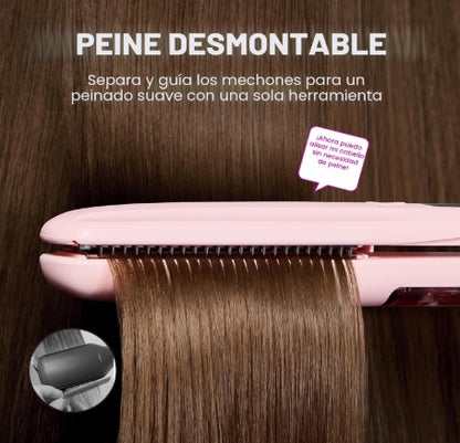 Plancha de pelo a vapor