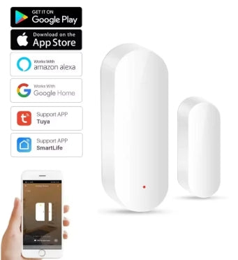 Tuya-Sensor de puerta inteligente con WiFi